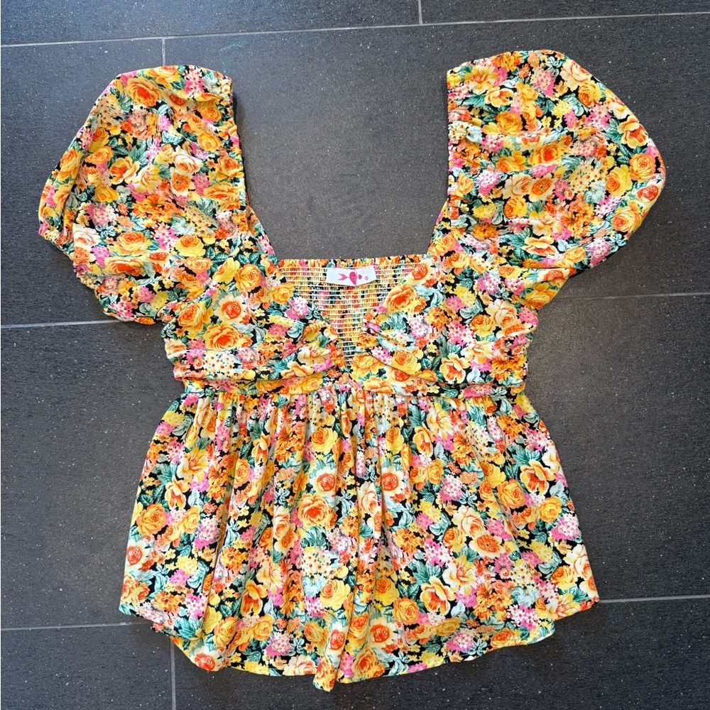 Buddy Love Multicolor Floral Blouse
